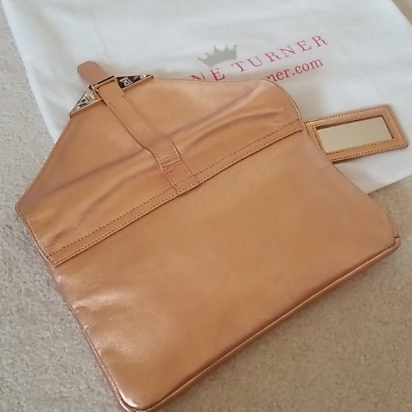 NWT Rose Gold leather clutch - Picture 6 of 11